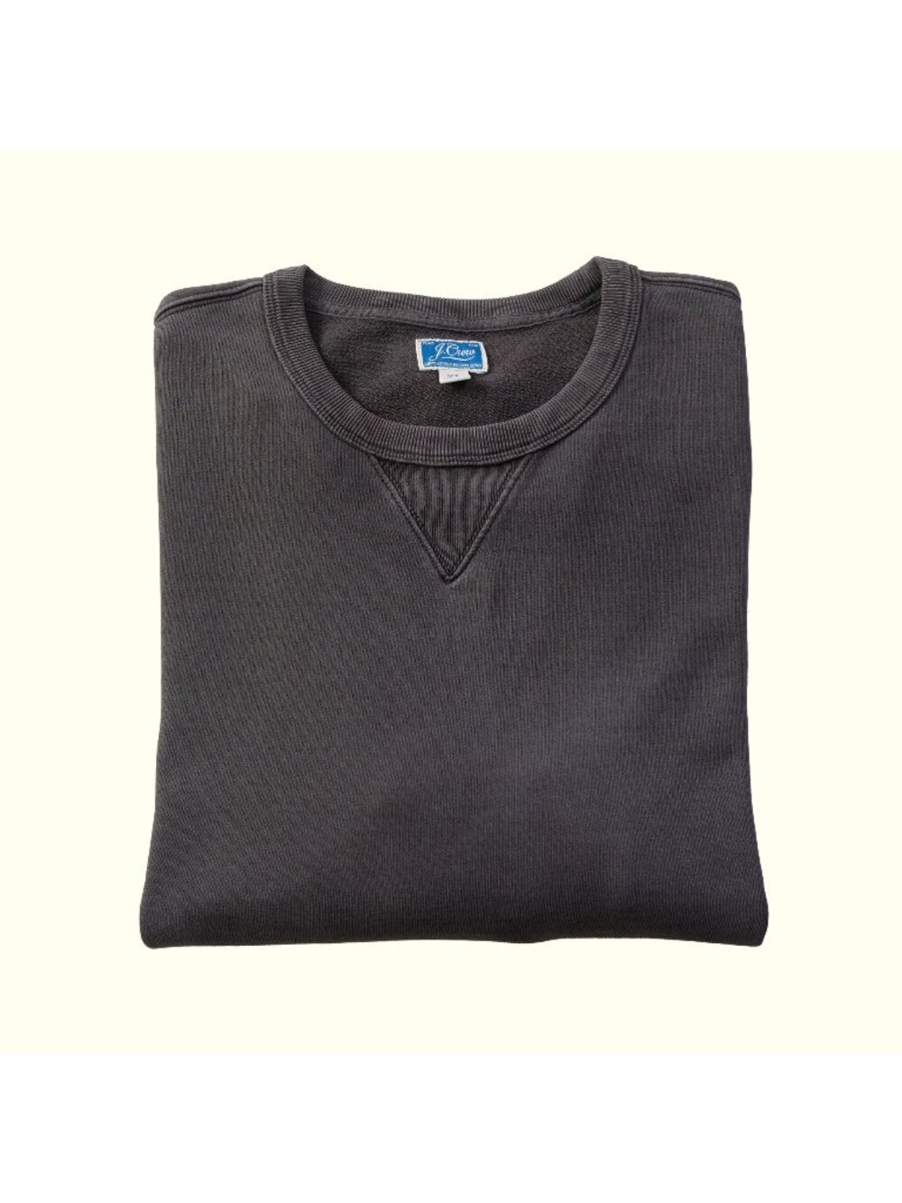 J.CREW VTG 00s SWEATSHIRT CLASSIC GRAY COTTON CREWNECK BLANK ESSENTIAL 2021 XL